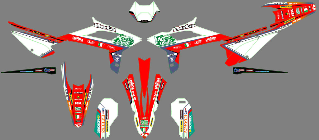 Kit déco BETA RR Enduro 2020-2022 - BLAZIX