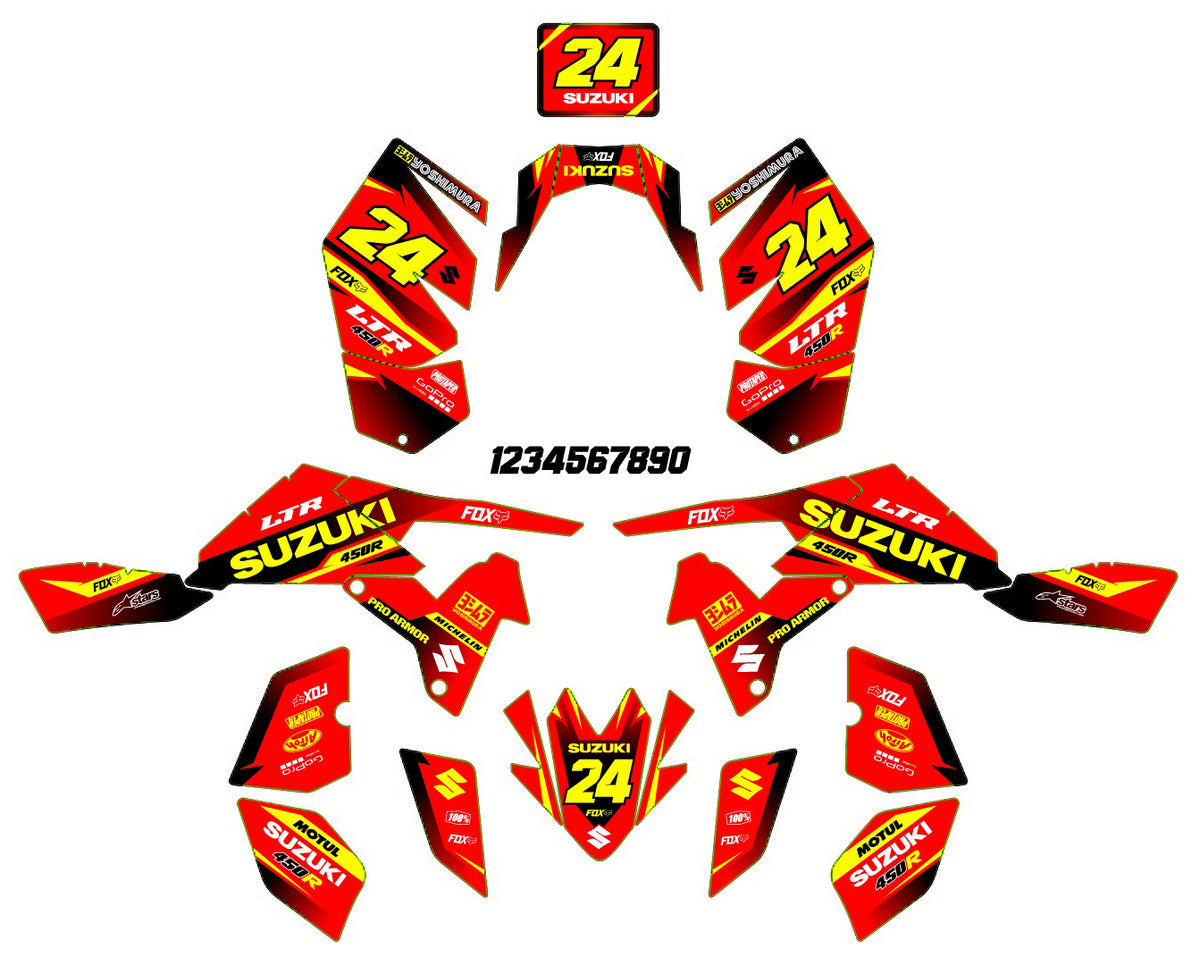 graphics kit SUZUKI LTR 450 - VORTX