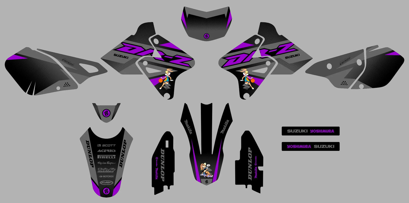 graphics kit SUZUKI DRZ 400 - ZYNTRIX