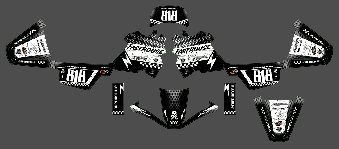 kit gráfico YAMAHA PIWI PW 50 80 1990-2025 - ZYNTRIX