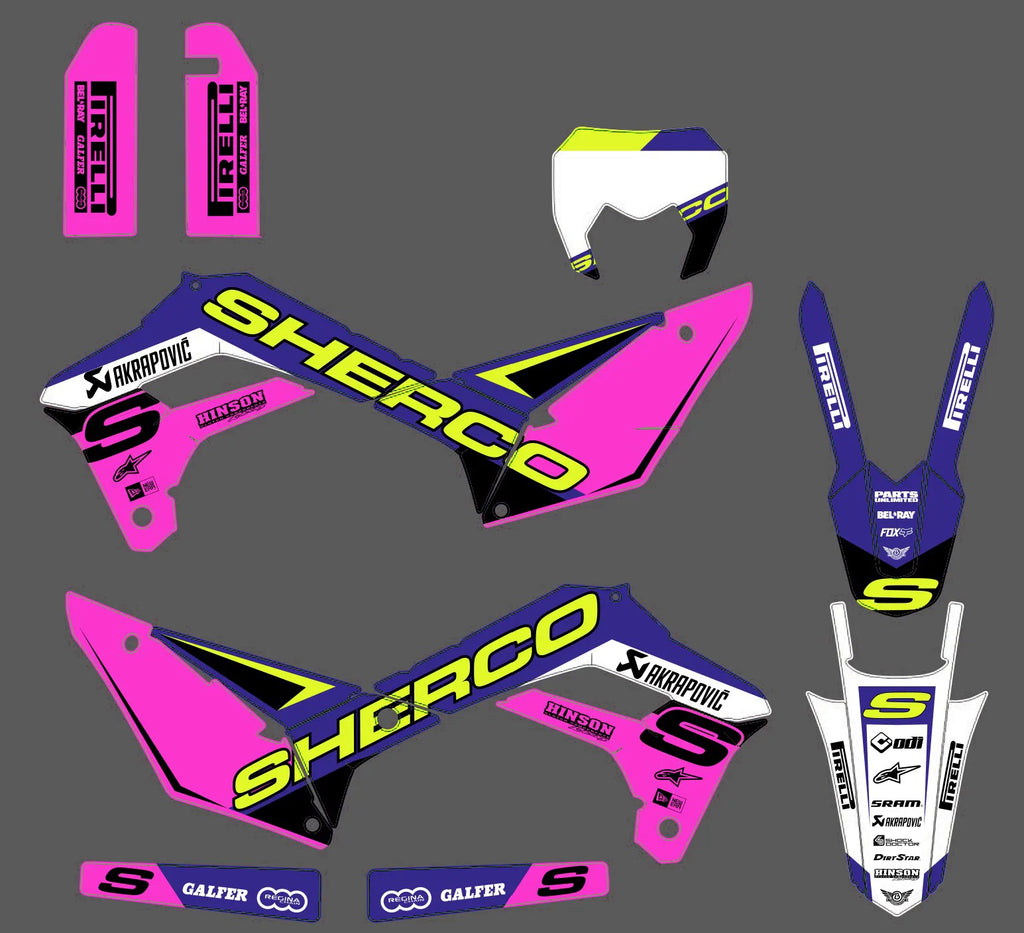 Kit déco Sherco SE SEF 2017-2023 - HYDRAX