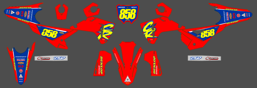 Kit déco BETA RR Enduro 2020-2022 - ZYNTRIX