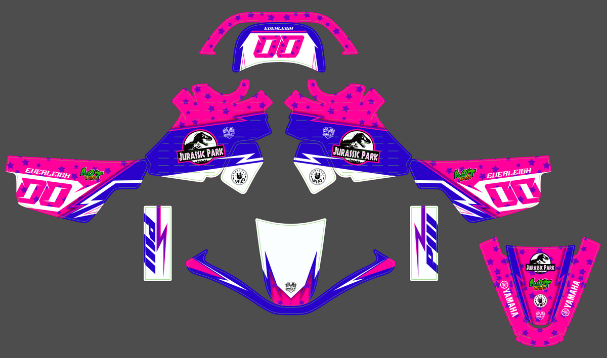 Dekor-Kit YAMAHA PIWI PW 50 80 1990-2025 - MOTRIX