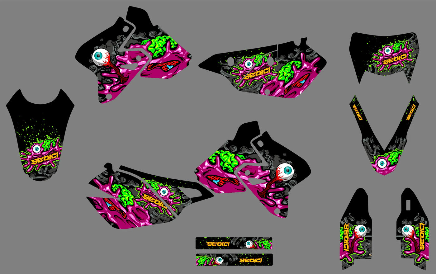 kit grafiche SUZUKI DRZ 400 - ZYNTRIX