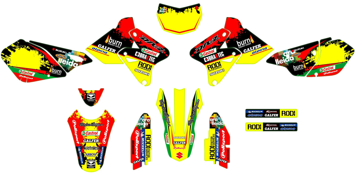 graphics kit SUZUKI DRZ 400 - ZINTRIX