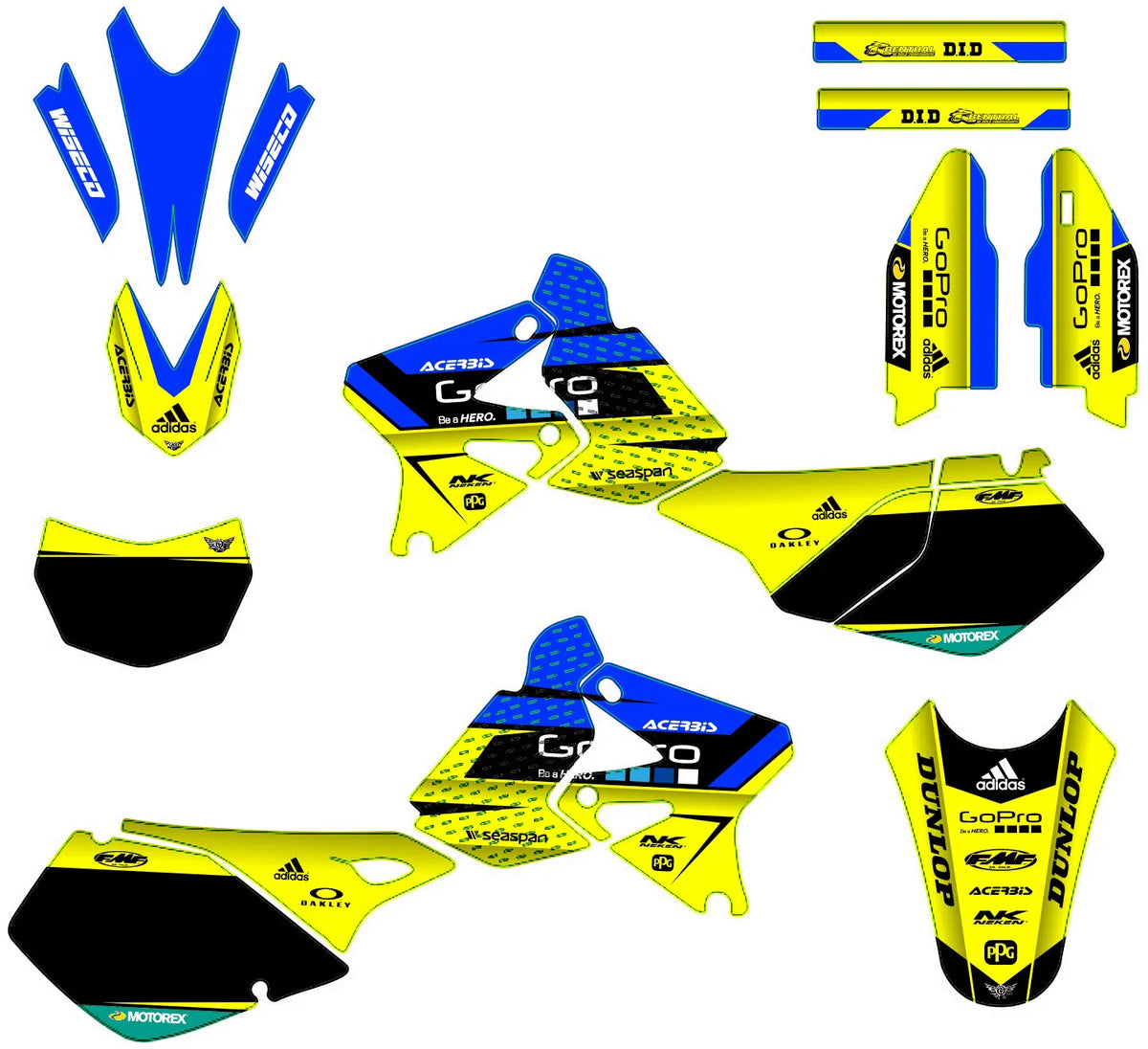 Kit déco SUZUKI DRZ 400 - VORTRIX