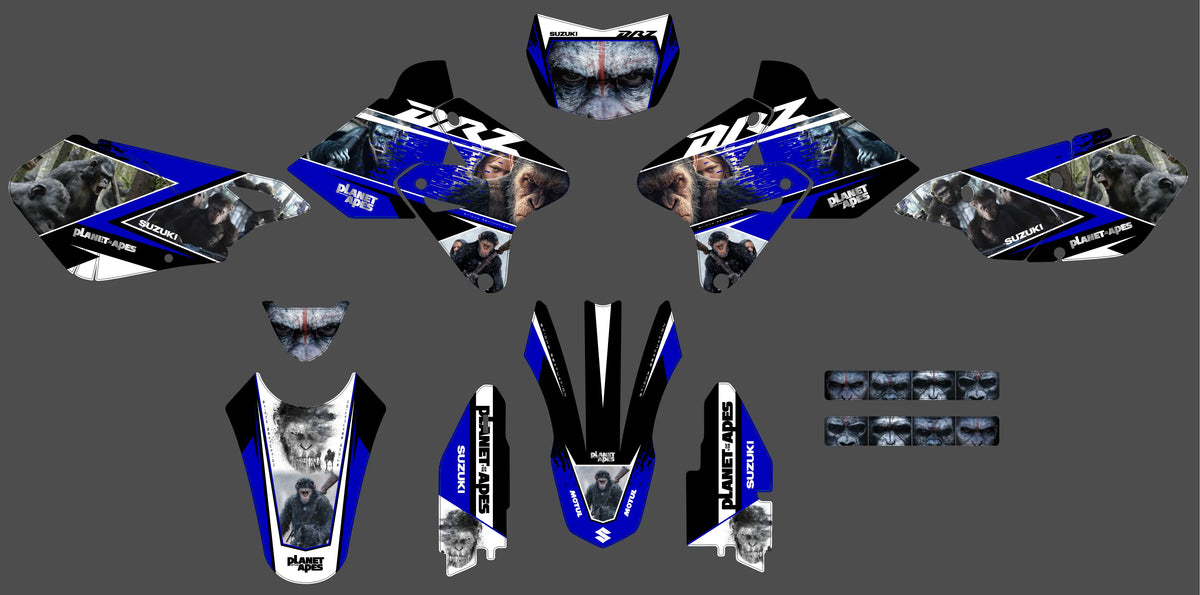 Kit déco SUZUKI DRZ 400 - KRYPTIX
