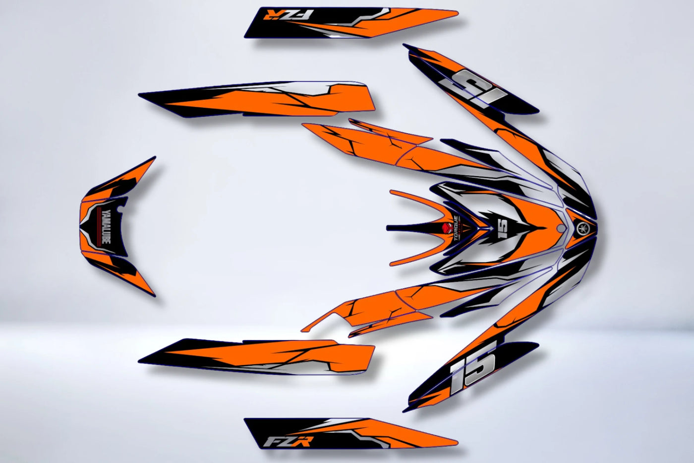Kit déco Yamaha FZR FZS 1800 SHO 2009-2013 Waverunner - ZENTHOR