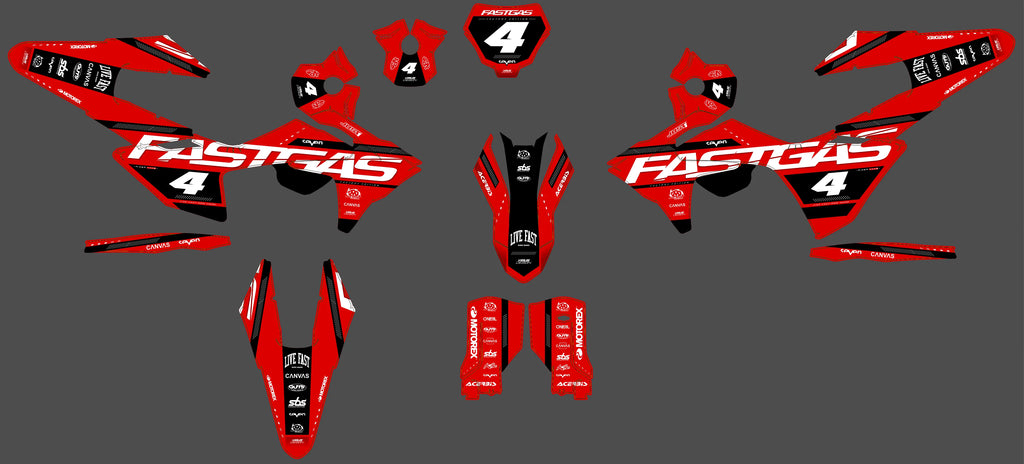 Kit Déco GASGAS EC / EC-F / MC / MC-F 2020-2023 - STRYKON