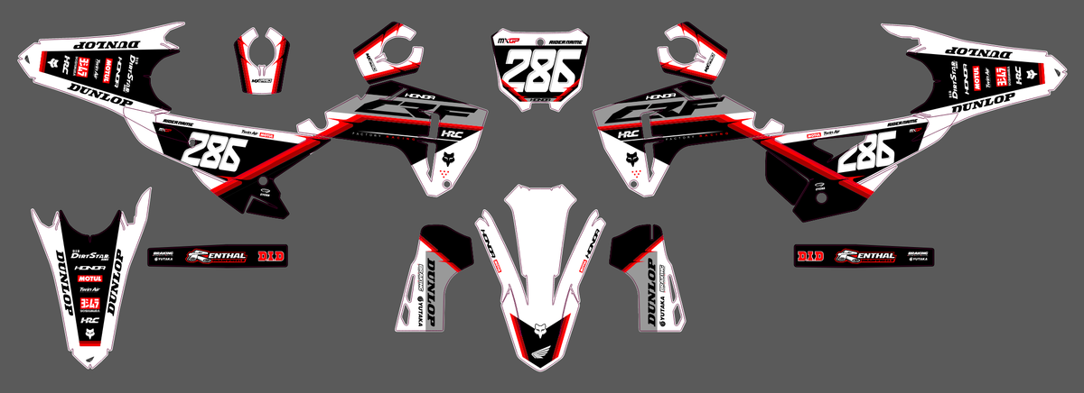 HONDA CRF 250 & CRF 450 2025-2026 graphics kit - REVLIX