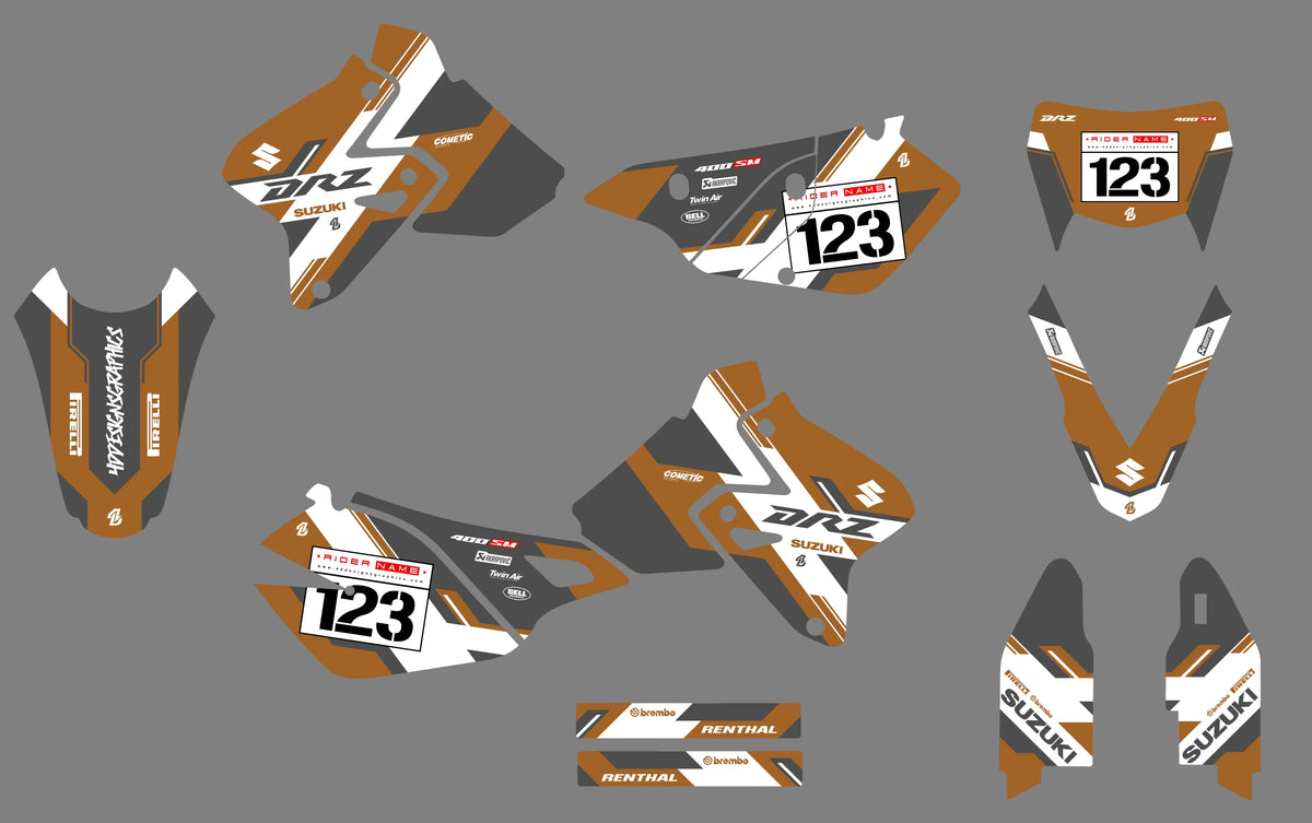 Kit déco SUZUKI DRZ 400 - VOLTIX