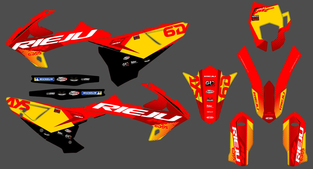 graphics kit RIEJU MR PRO & RANGER 2021-2025 - THRAXON