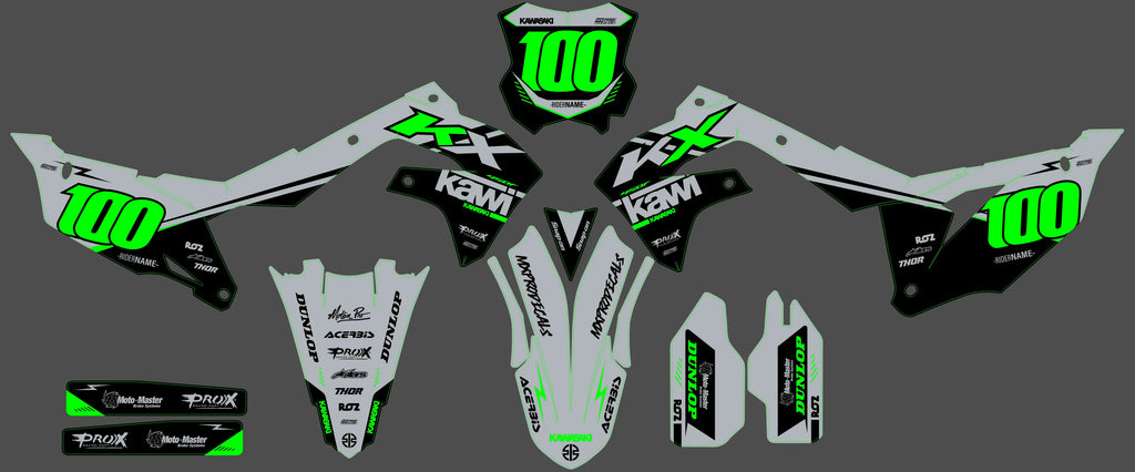 Kit Déco Kawasaki KXF 250 2021-2024 & KXF 450 2019-2023 - Ignivex