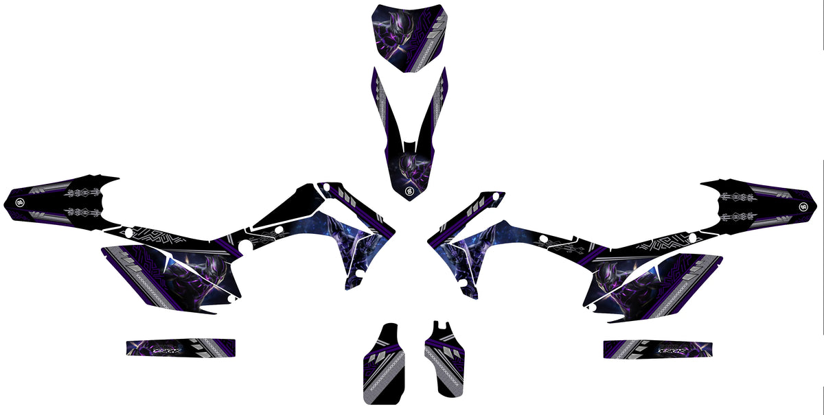 Graphics kit HONDA CRF 250-450 2013-2016 - VORTIX