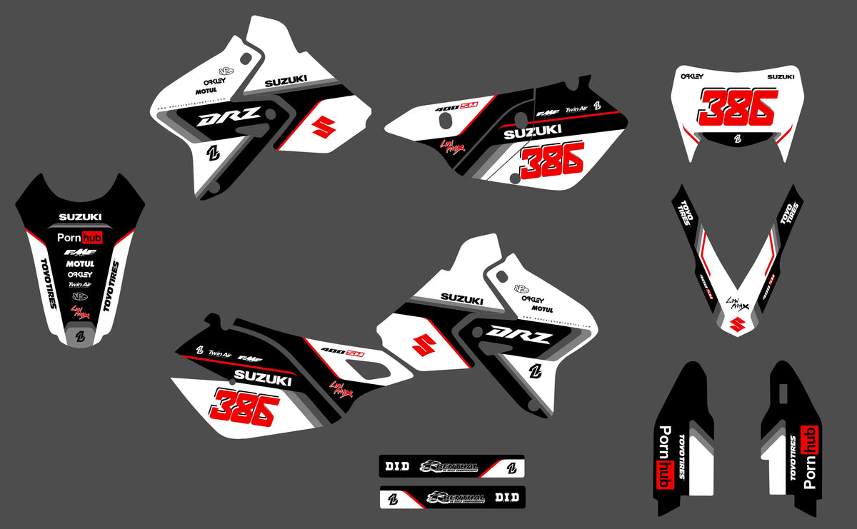 kit grafiche SUZUKI DRZ 400 - REZONIX