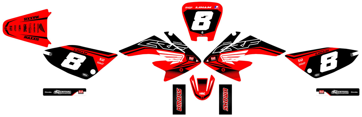 Graphics kit HONDA CRF 450 2005-2008 - XYNTRIX