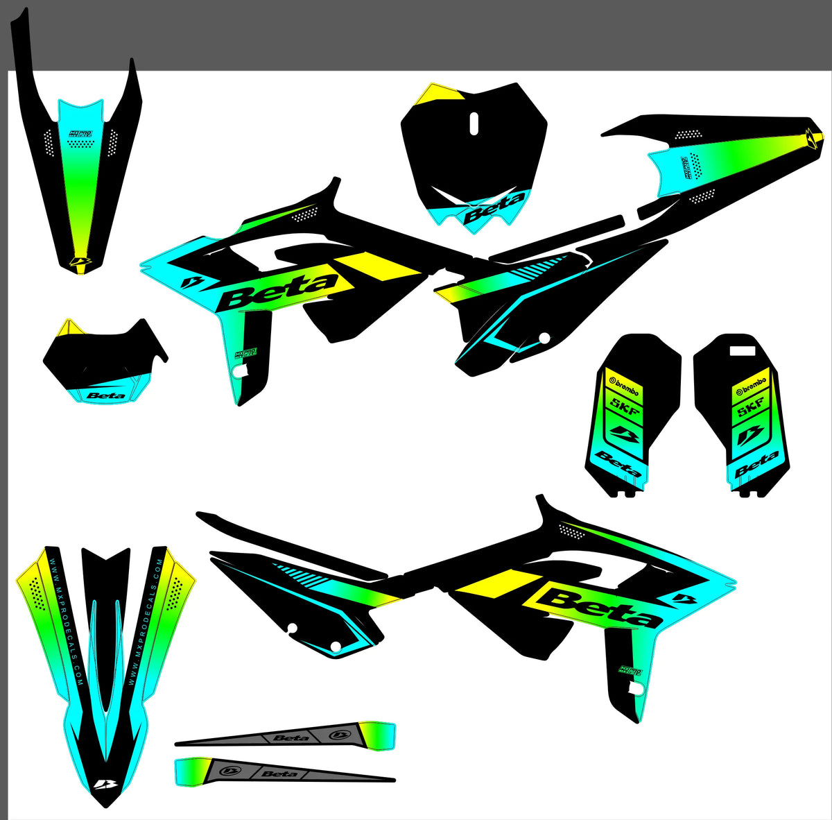 kit grafiche BETA RR Enduro 2020-2022 - DIRTRIX