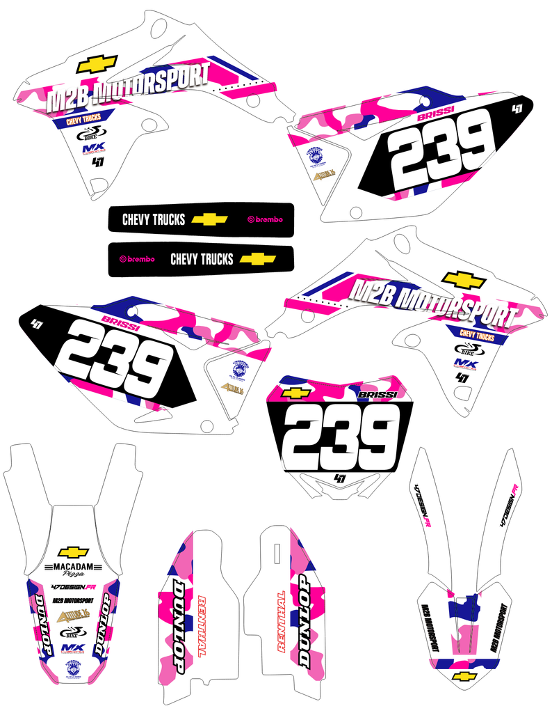 Kit déco BETA RR Enduro 2020-2022 - VYPRON
