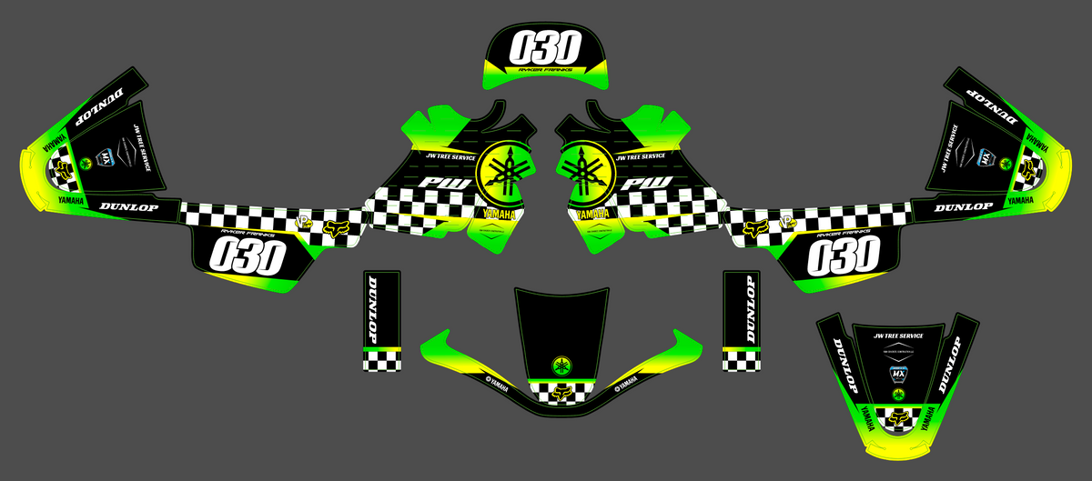 graphics kit YAMAHA PIWI PW 50 80 1990-2025 - MAVRIX