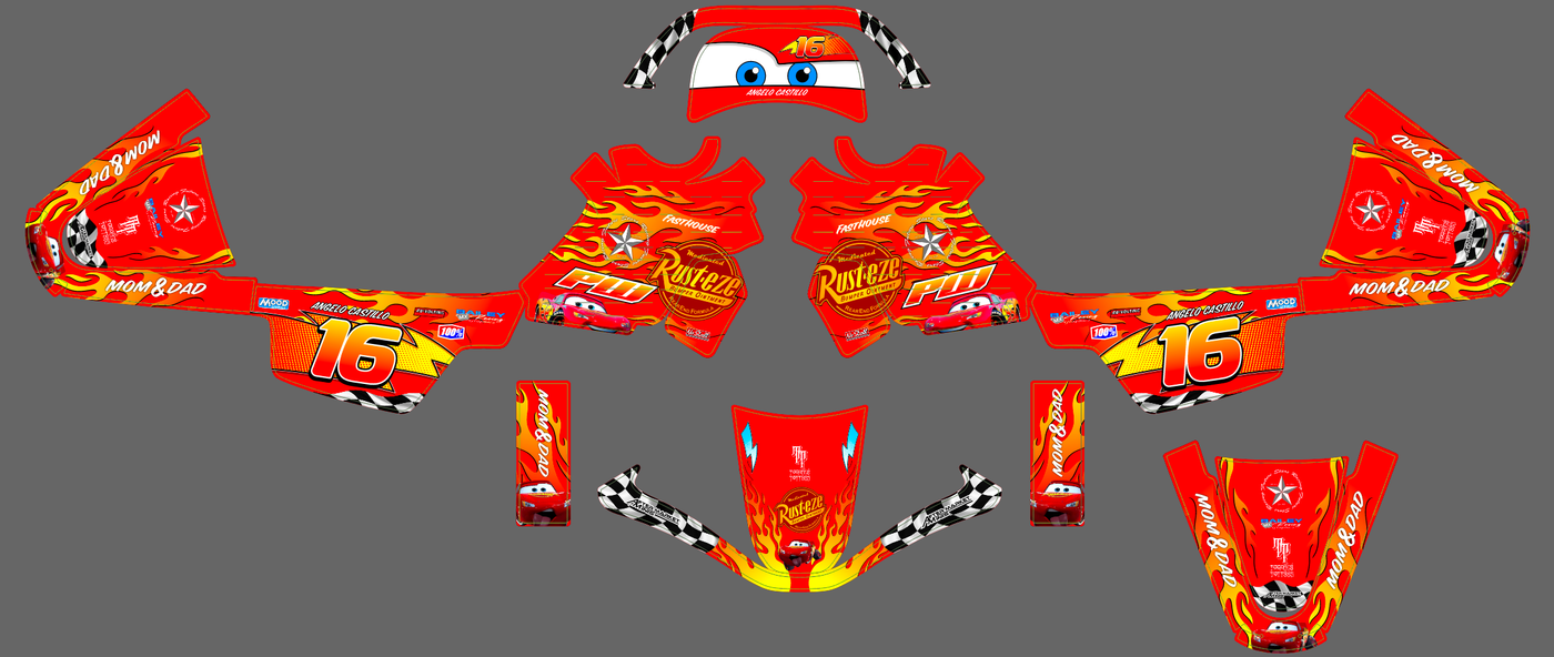 kit gráfico YAMAHA PIWI PW 50 80 1990-2025 - TORNAX