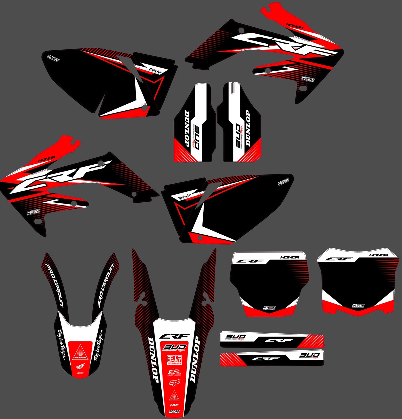 Kit déco HONDA CRF 450 2005-2008 - VEKTOR