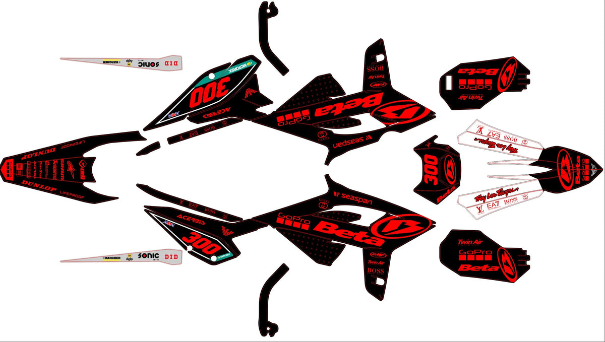 kit gráfico BETA RR Enduro 2020-2022 - GRAVIX