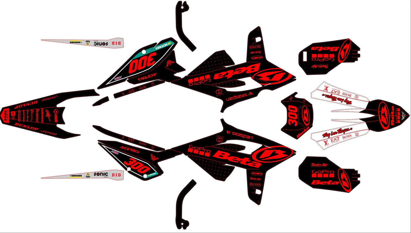 kit grafiche BETA RR Enduro 2020-2022 - GRAVIX