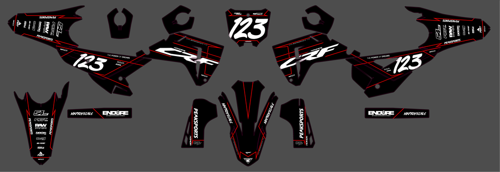 Kit déco BETA RR Enduro 2020-2022 - ADRENIX