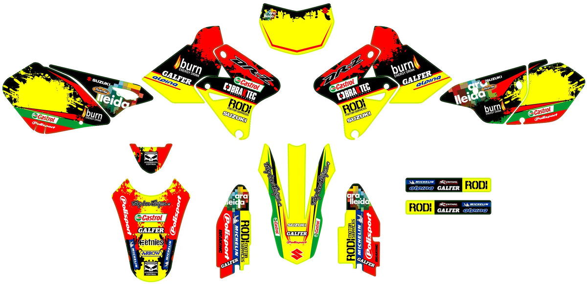 kit grafiche SUZUKI DRZ 400 - FURYX