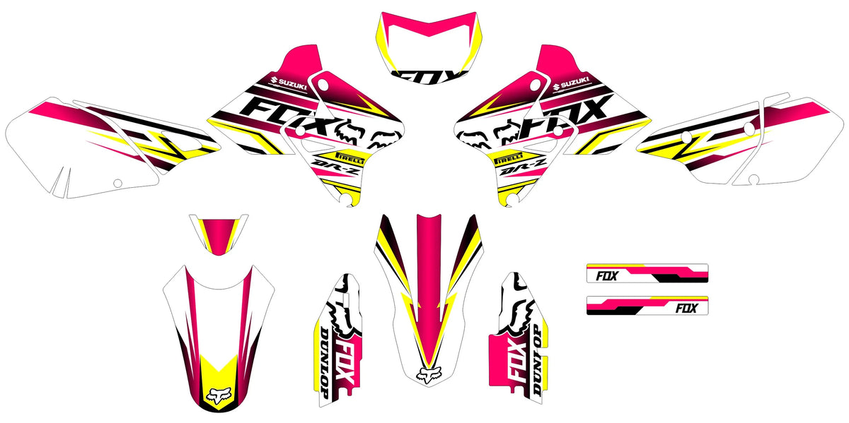 kit grafiche SUZUKI DRZ 400 - VORTRIX