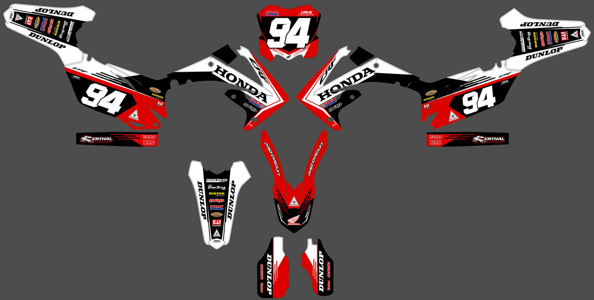 Graphics kit HONDA CRF 250-450 (2009-2012) - TYRAVOX