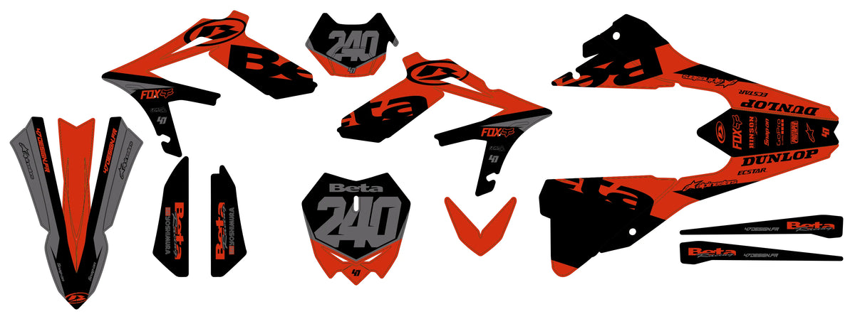 kit grafiche BETA RR Enduro 2020-2022 - ZYNTRIX