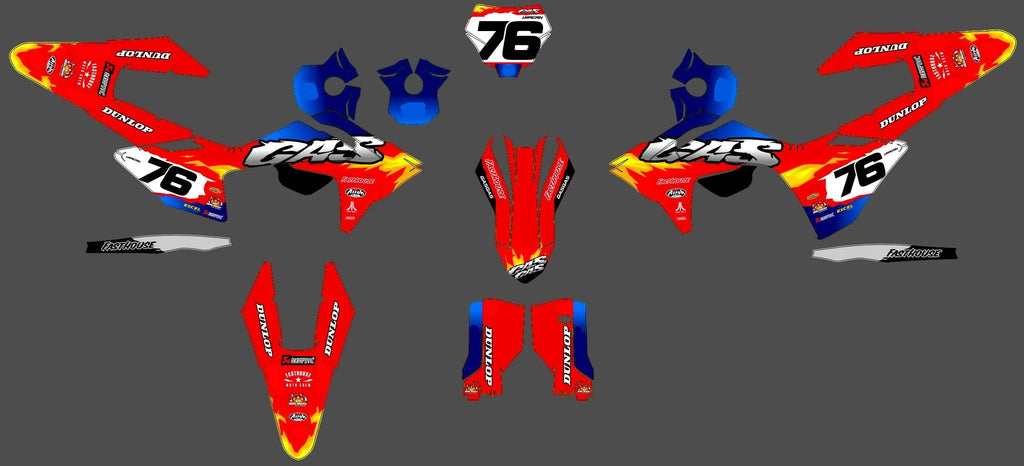 Kit Déco GASGAS EC / EC-F / MC / MC-F 2020-2023 - VYPRIX