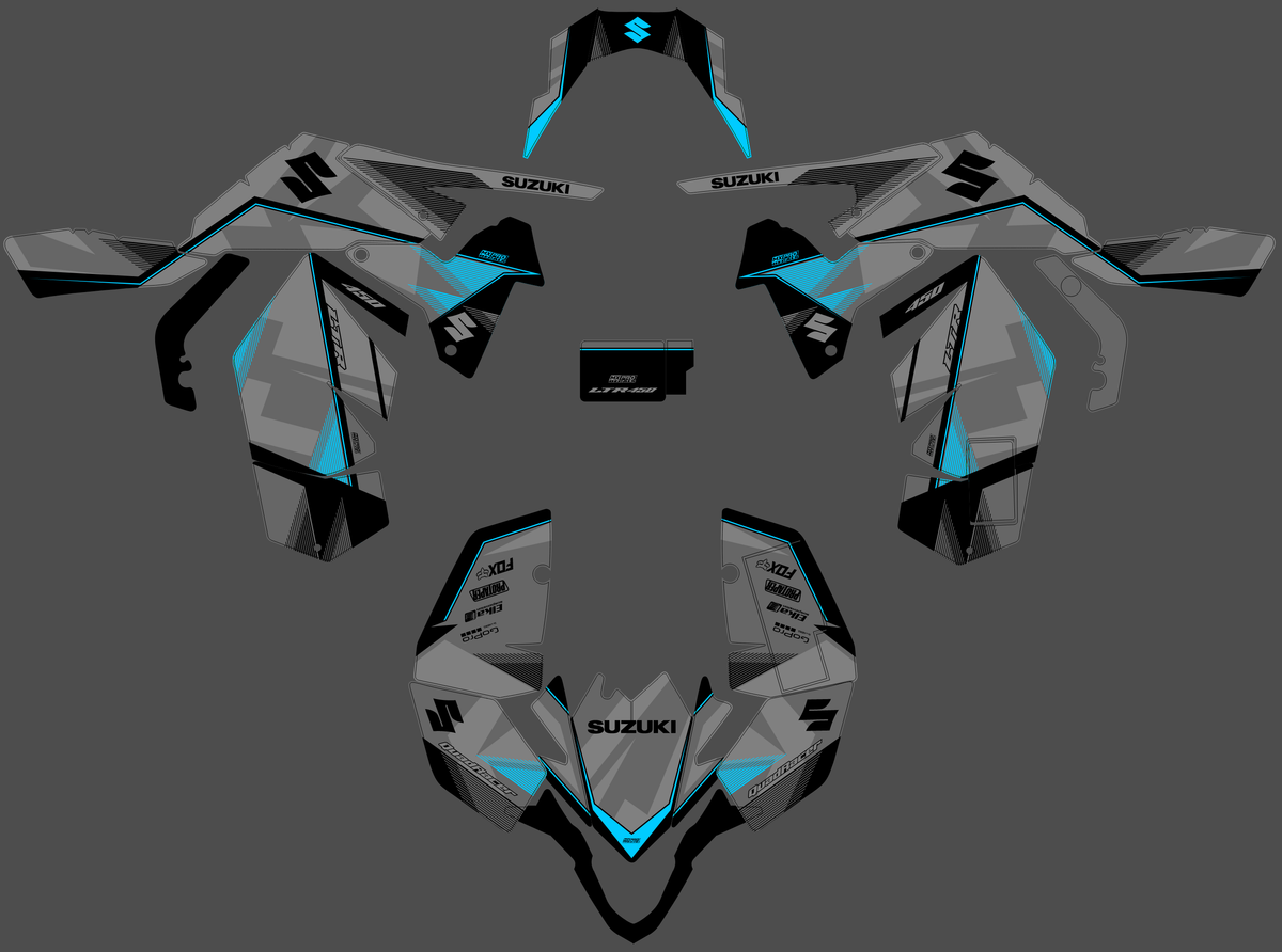 graphics kit SUZUKI LTR 450 - ZYNTRA
