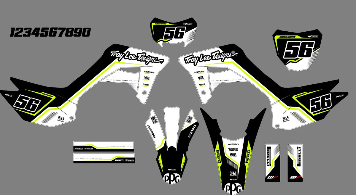 graphics kit HONDA CRF 110 2019-2024 - GRAVIX
