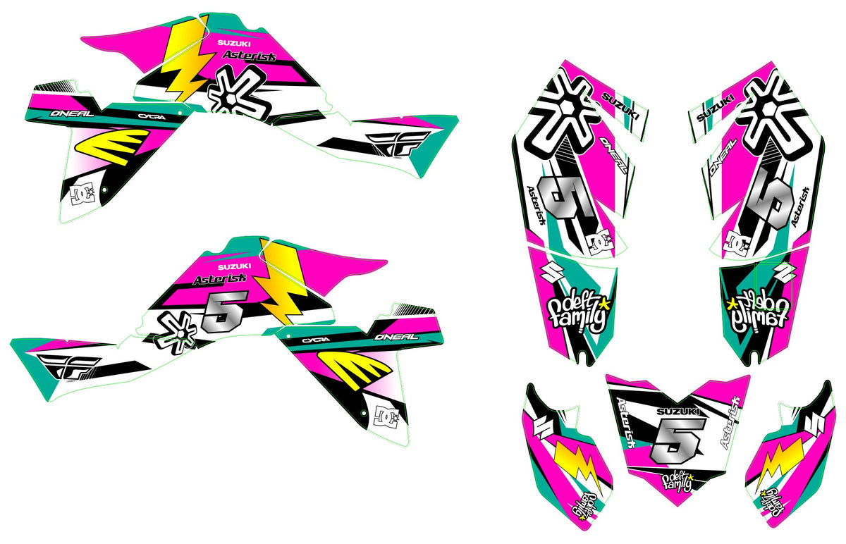 graphics kit SUZUKI LTR 450 - VORZAX