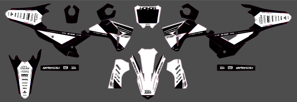 Kit déco BETA RR Enduro 2020-2022 - VORTRIX