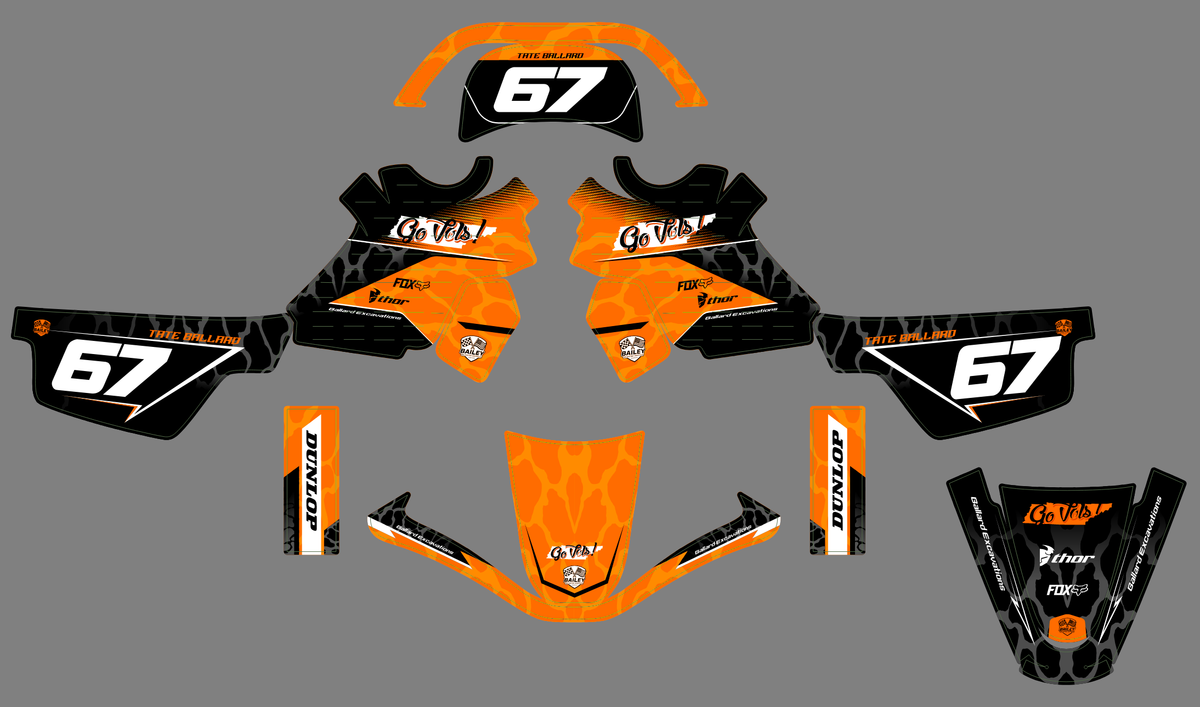 Kit déco YAMAHA PIWI PW 50 80 1990-2025 - RAZKOR