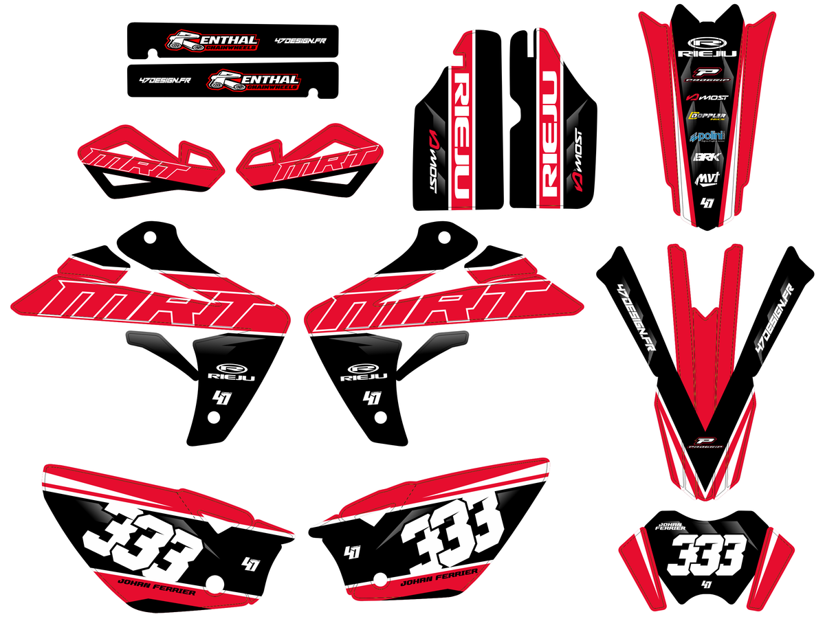 graphics kit RIEJU MRT 2009-2021 - TYRANX