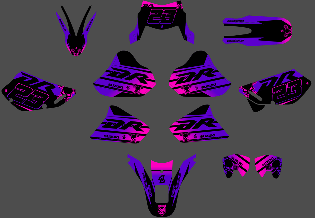 Kit Déco SUZUKI DR 650 1996-2025 - GRYXION
