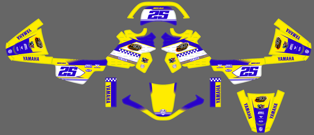 Kit déco YAMAHA PIWI PW 50 80 1990-2025 - VOLTRX