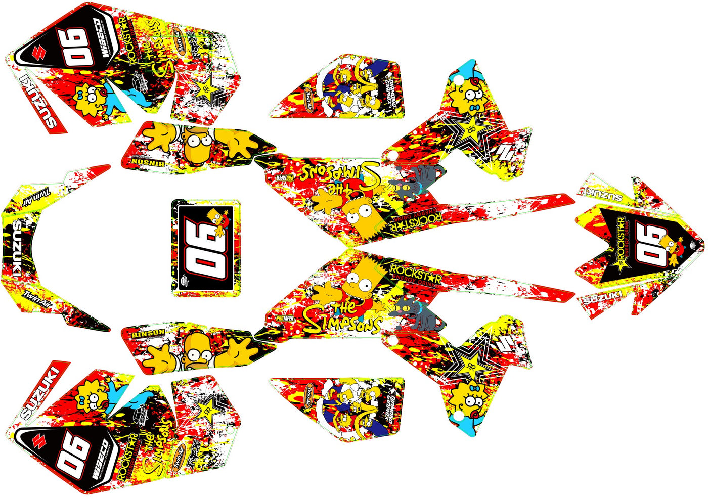 Kit déco SUZUKI LTR 450 - FRYNIX