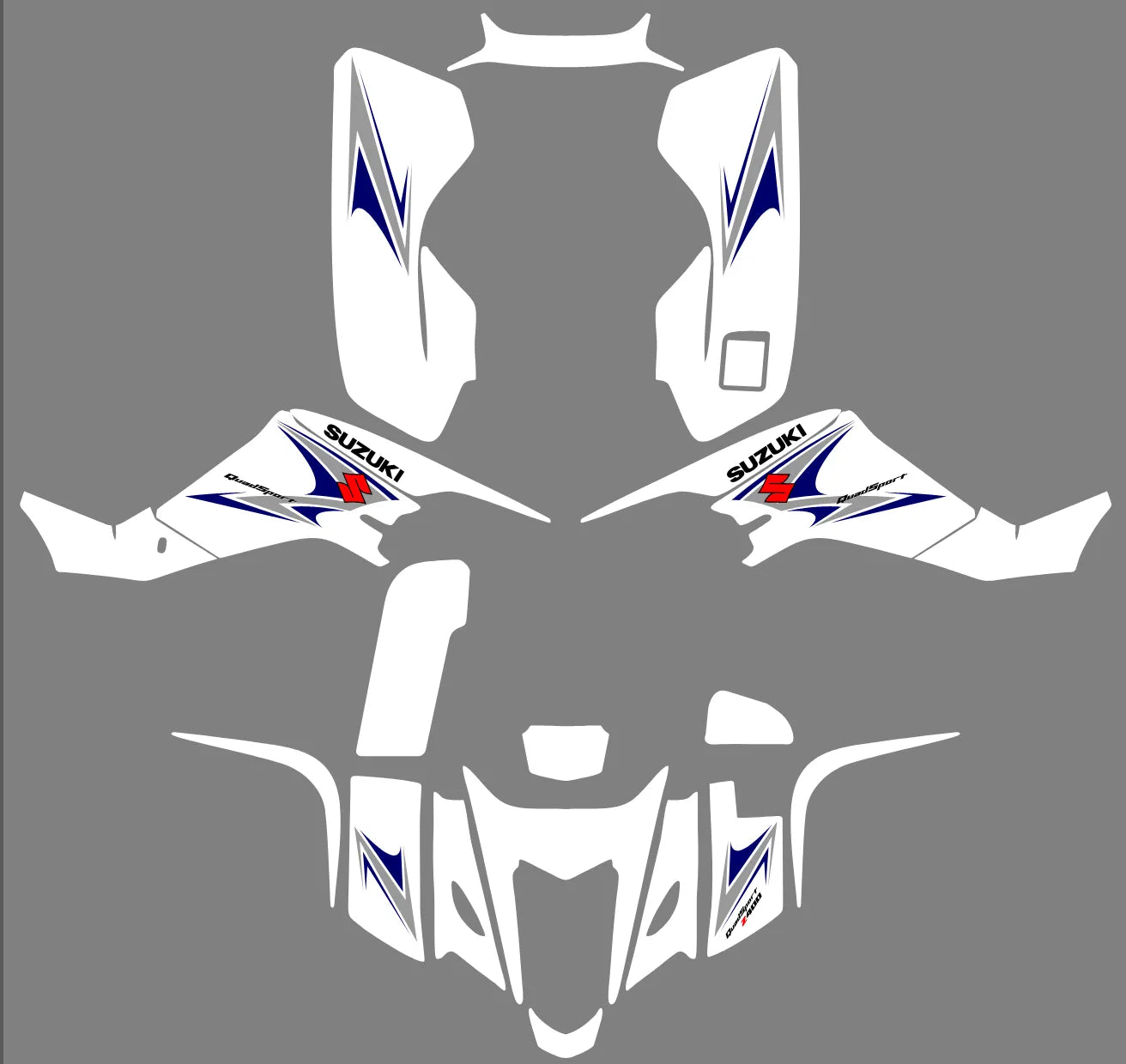 Kit Déco SUZUKI LTZ 400 2003-2008 (modèle carburateur) - VOLTIX