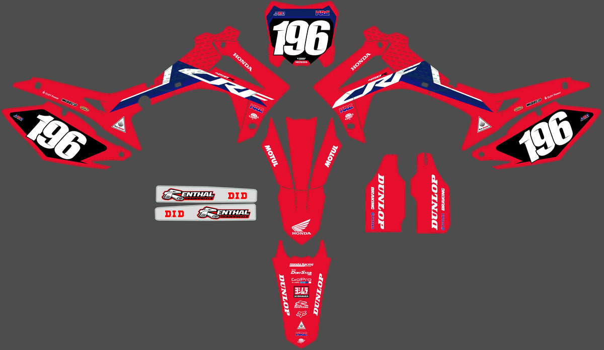 Graphics kit HONDA CRF 250-450 2013-2016 - VEXTOR