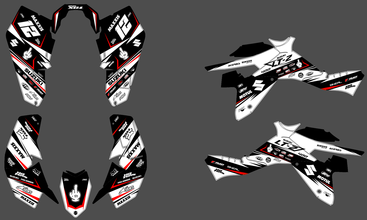 graphics kit SUZUKI LTR 450 - NITRIX