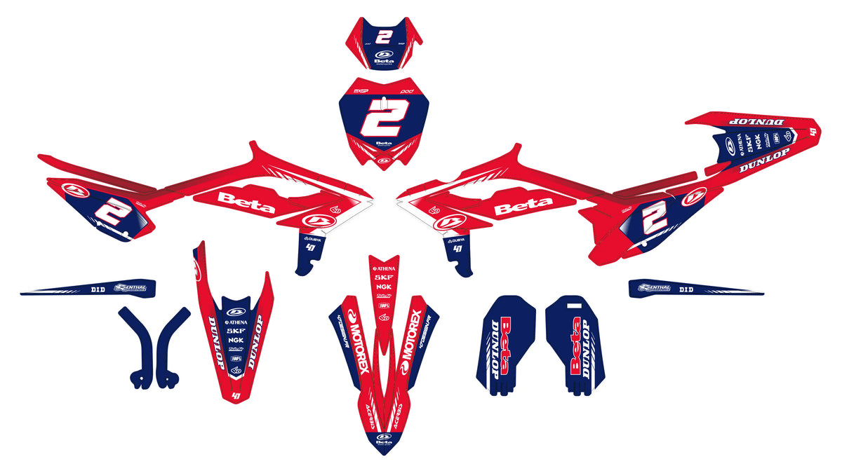 kit grafiche BETA RR Enduro 2020-2022 - TORZEX