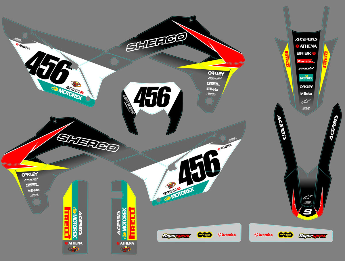 graphics kit Sherco SE SEF 2017-2024 - VULTRX