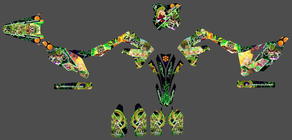 Kit Déco Kawasaki KXF 250 2021-2024 & KXF 450 2019-2023 - Revonix