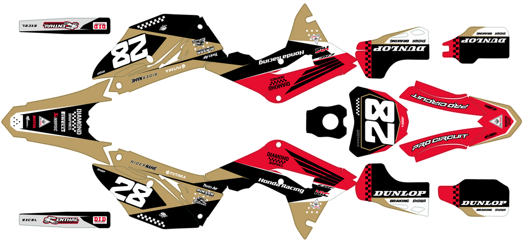 Kit déco BETA RR Enduro 2020-2022 - DRAYKO