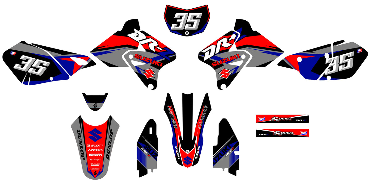 Kit déco SUZUKI DRZ 400 - KRYPTA